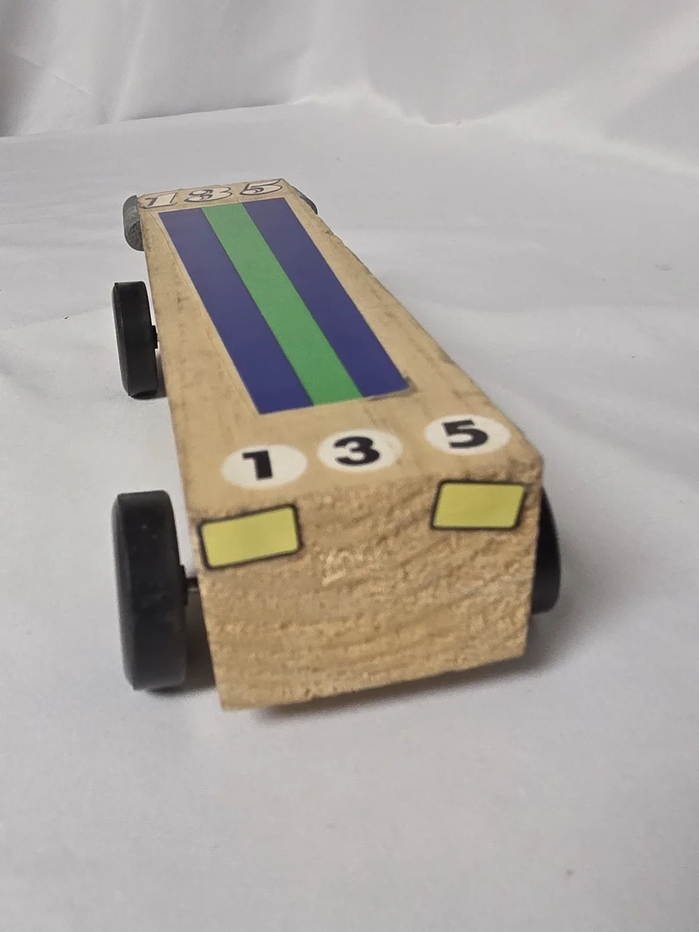 Fast Pinewood Derby Car Ready to Race